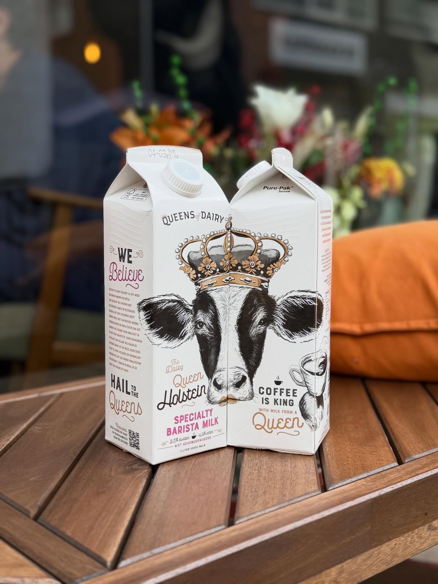Met een wolkje melk